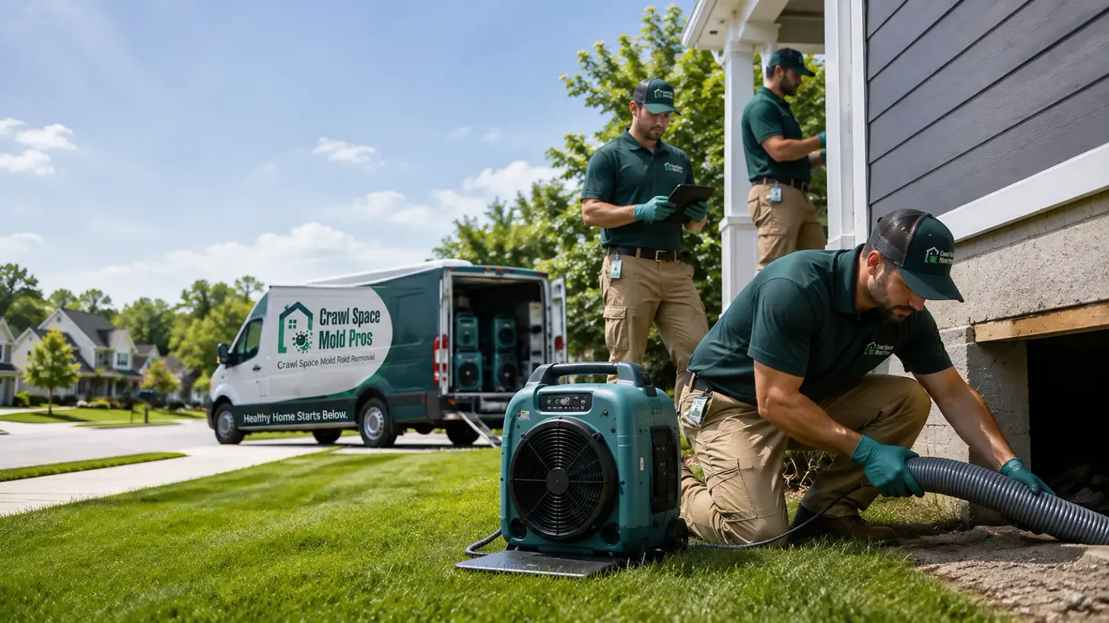 Crawl Space Mold Removal in Williamsfield, IL